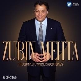 The Complete Warner Recordings (Box Set: 27 CD + 3 DVD) - CD Audio + DVD di Zubin Mehta