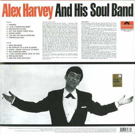 Alex Harvey and His Soul Band - Vinile LP di Alex Harvey - 2