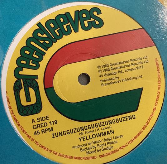 Zungguzungguguzunguzeng - Vinile LP di Yellowman