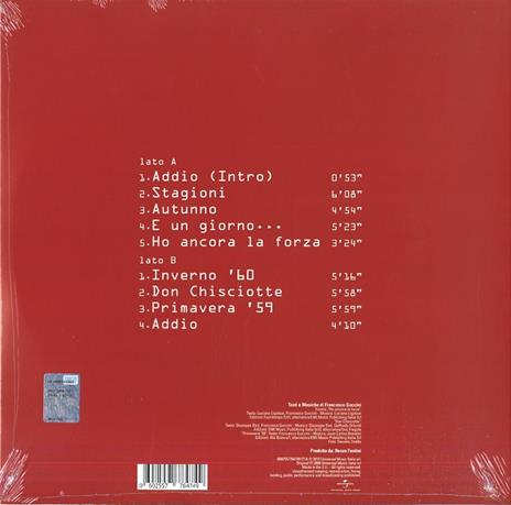 Stagioni (180 gr.) - Vinile LP di Francesco Guccini - 2