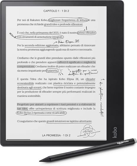 Kobo Elipsa 2E eBook Reader Nero