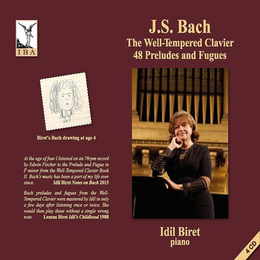 The Well-Tempered Klavier - 48 Preludes And Fugues - CD Audio di Johann Sebastian Bach,Idil Biret