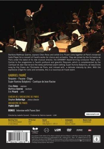 Gabriel Fauré. Requiem op. 48 (DVD) - DVD di Gabriel Fauré,Matthias Goerne,Chen Reiss - 2