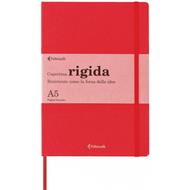Taccuino Feltrinelli A5, a pagine bianche, copertina rigida, rosso - 14,8 x 21 cm