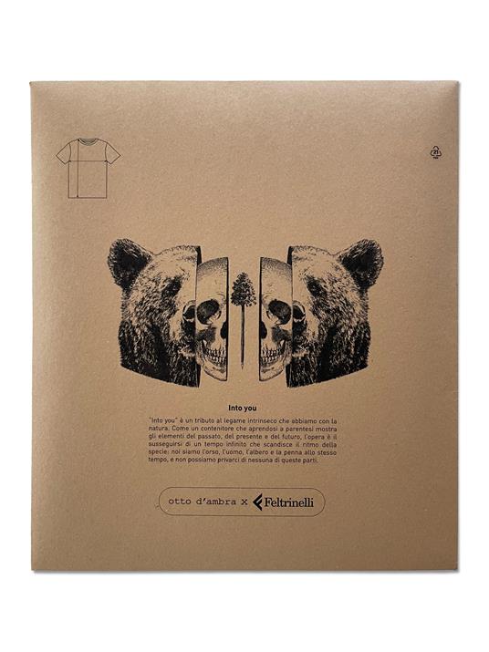 T-Shirt Otto d'Ambra x Feltrinelli -  Orso / Into you - tg. S - 9