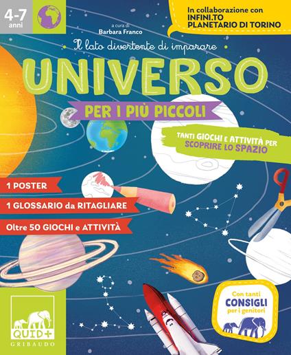  Universo per i più piccoli. Tanti giochi e attività per scoprire lo spazio - copertina