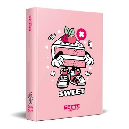 Diario 12 Mesi 7 in Condotta 2026/27 - 13x17,7 7. Rosa