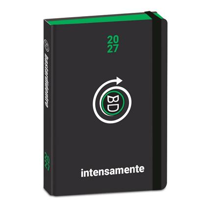Diario 2026-2027 Bastardidentro 16 mesi Standard Pu Intensamente. Nero