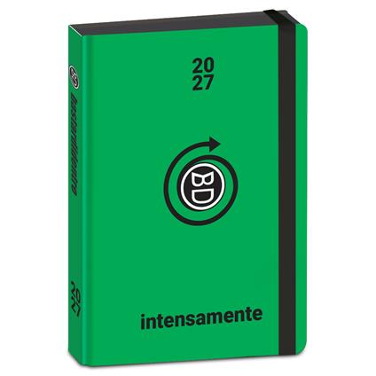 Diario 2026-2027 Bastardidentro 16 mesi Pocket Pu Intensamente. Verde