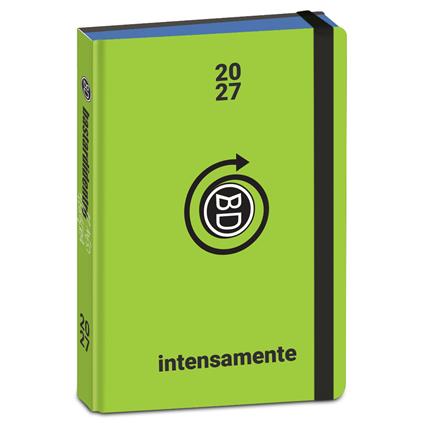 Diario 2027 Bastardidentro 12 mesi Pocket Light Pu Intensamente. Verde