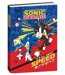 Cartoleria Diario 2027 Sonic The Hedgehog 10 mesi. Rosso Sonic