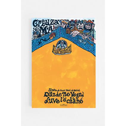 Poster. Crêuza de mä, Fabrizio de Andrè   - A2 (42 x 59,4 cm)
