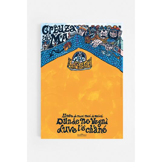 Poster. Crêuza de mä, Fabrizio de Andrè   - A2 (42 x 59,4 cm)