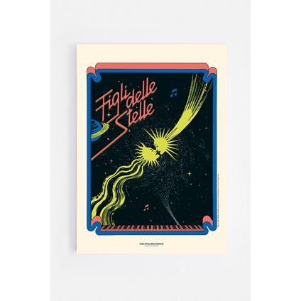 Poster. Alan Sorrenti - Figli delle Stelle - 42 x 59,4 cm