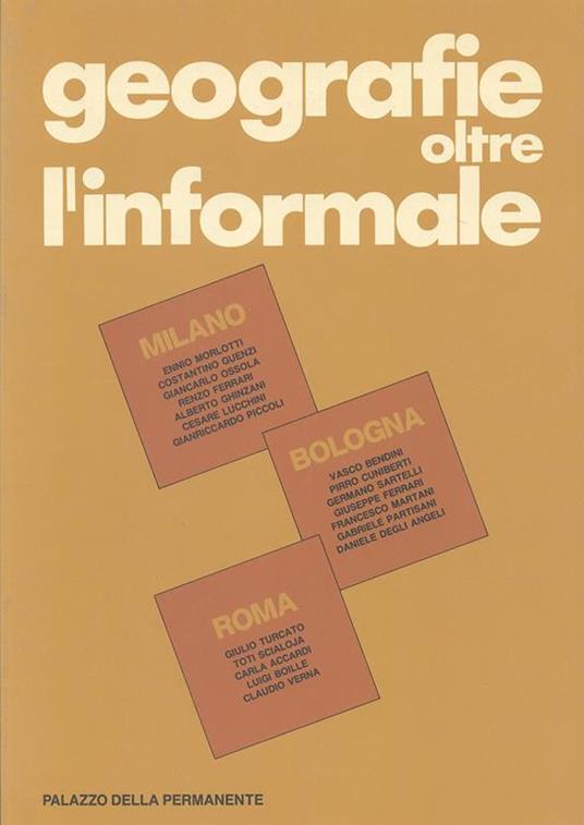 Geografie oltre l'informale - copertina