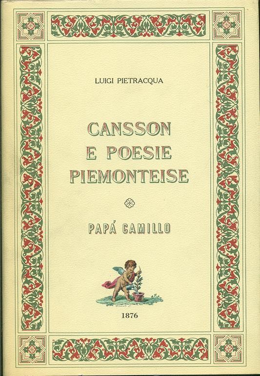 Cansson e poesie piemonteise - Luigi Pietracqua - copertina