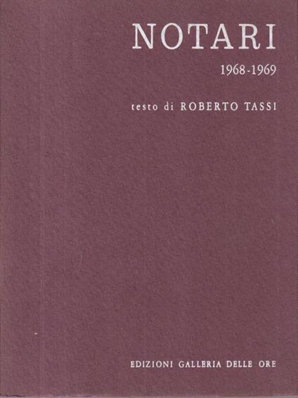 Notari 1968-1969 - copertina