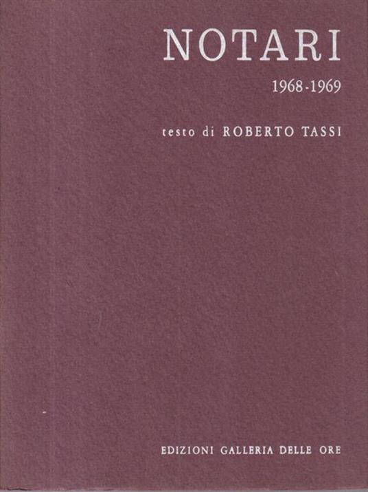 Notari 1968-1969 - copertina