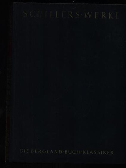 Schillers werke 2vv - Frederick Sciller - copertina