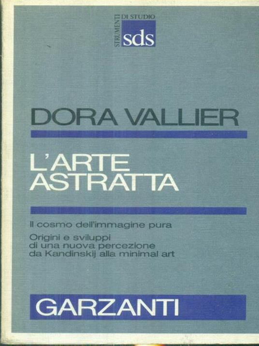 L' arte astratta - Dora Vallier - copertina