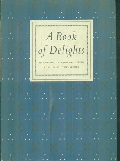 A book of delights - John Hadfield - copertina