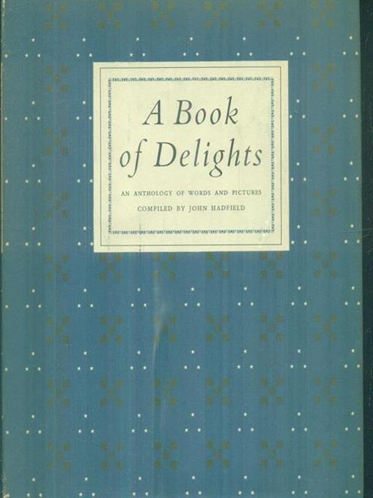 A book of delights - John Hadfield - copertina