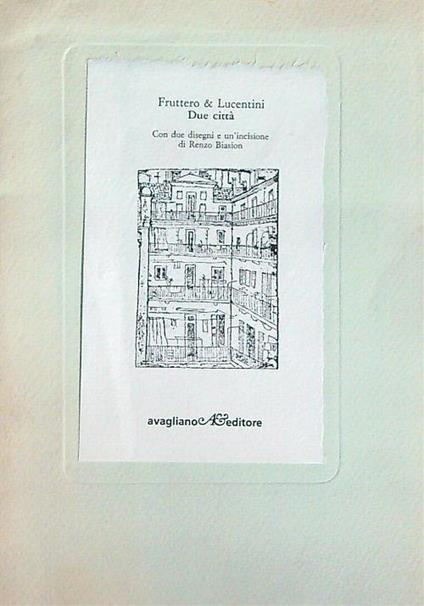 Due città - Carlo Fruttero - copertina