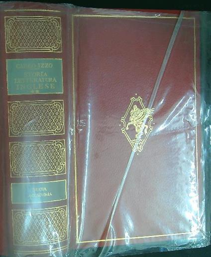 Storia della letteratura inglese Vol 2 - Carlo Izzo - copertina