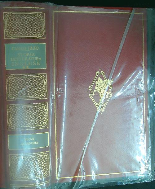 Storia della letteratura inglese Vol 2 - Carlo Izzo - copertina