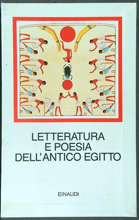 Letteratura e poesia dell'antico Egitto - copertina