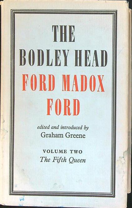 The Bodley head Ford madox Ford Vol 2 - Graham Greene - copertina