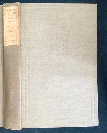 Typhoon - Joseph Conrad - copertina