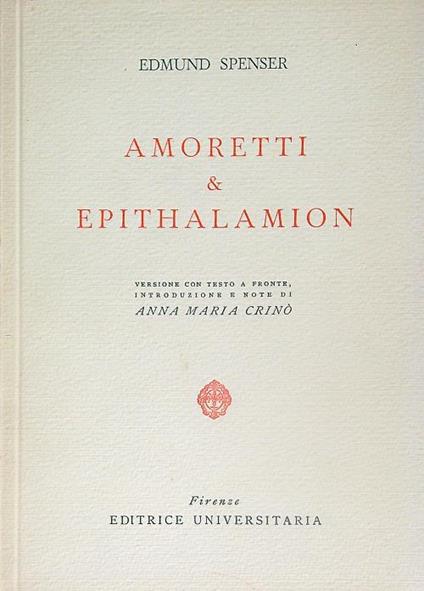Amoretti & Epithalamion - Edmund Spenser - copertina