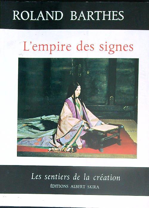 L' empire des signes - Roland Barthes - copertina