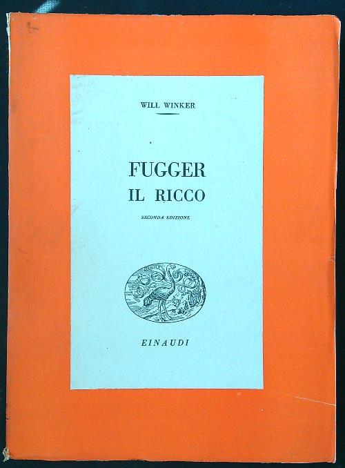 Fugger il ricco - Will Winker - copertina