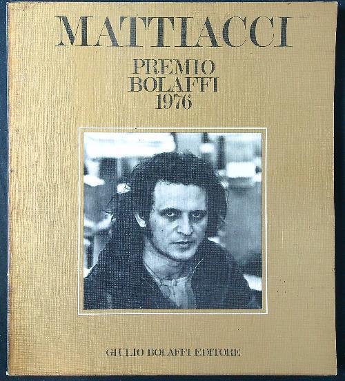 Eliseo Mattiacci premio Bolaffi 1976 - copertina