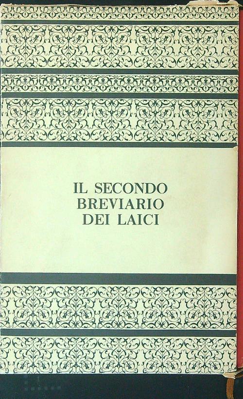 Il  secondo breviario dei Laici - Luigi Rusca - copertina