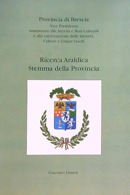 Ricerca Araldica Stemma della Provincia - copertina