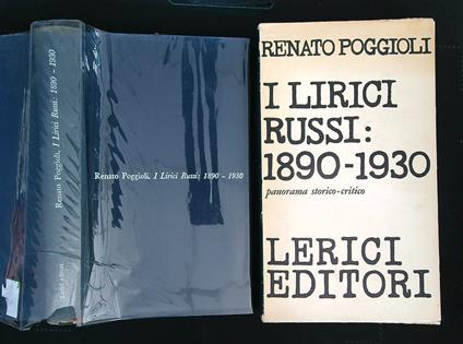 I lirici russi: 1890-1930 - Renato Poggioli - copertina