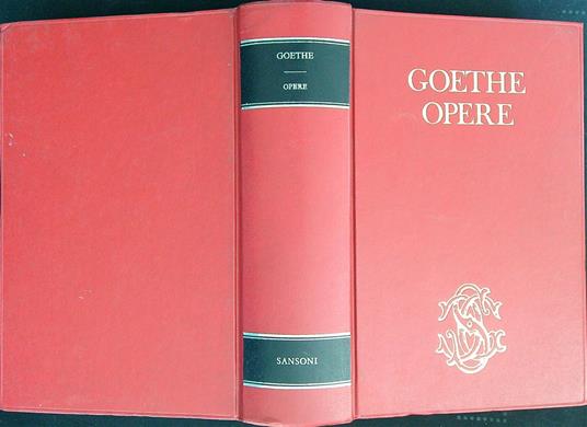Opere - Goethe - copertina