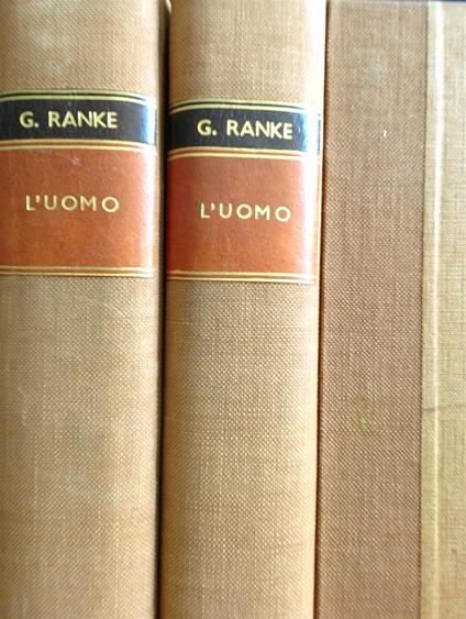 L' uomo 2vv - Giovanni Ranke - copertina