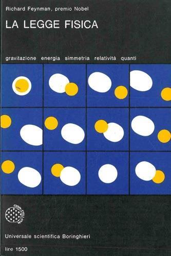 La legge fisica - Richard P. Feynman - copertina