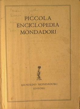 Piccola enciclopedia Mondadori - copertina