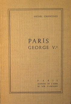 Paris George V° - Michel Chancenes - copertina