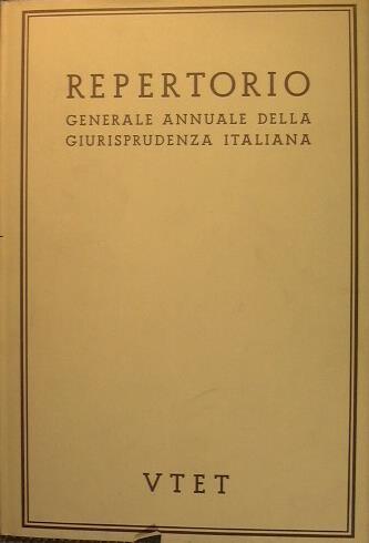 Repertorio generale annuale della giurisprudenza italiana 1983 - copertina