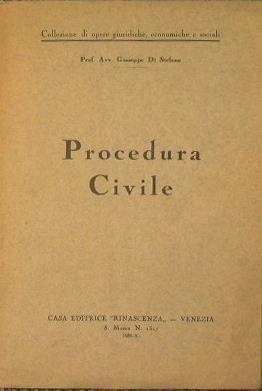Procedura Civile - Giuseppe Di Stefano - copertina
