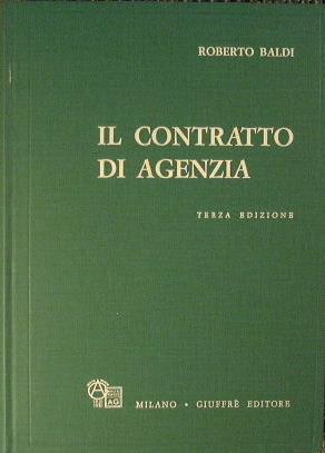 Il Contratto di Agenzia - Roberto Baldi - copertina