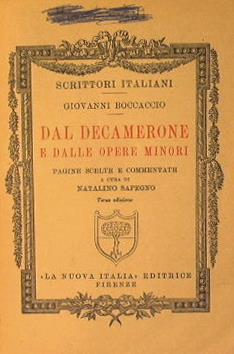 Dal Decameron e dalle Opere minori - Giovanni Boccaccio - copertina