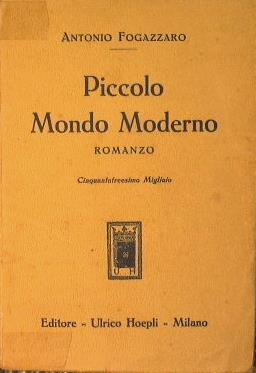 Piccolo mondo moderno - Antonio Fogazzaro - copertina