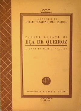 Pagine scelte di Eca de Queiroz - Mario Puccini - copertina